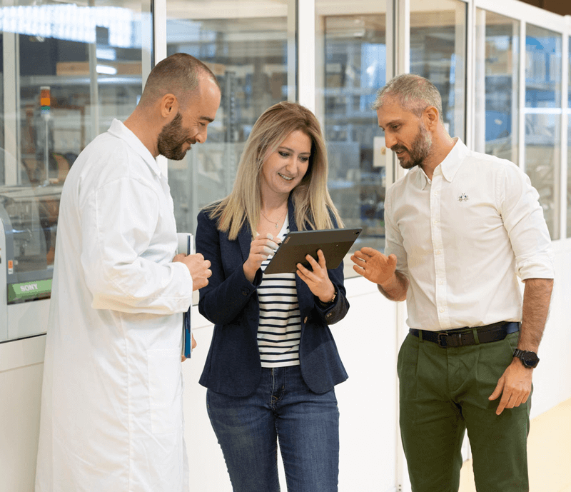 Peoples working happy together